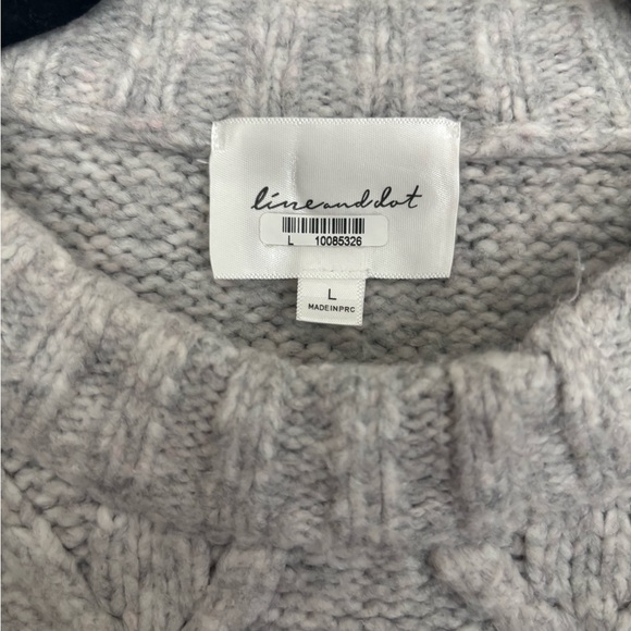 Line &‎ Dot Mila Cable-Knit Sweater L
- gently used - Picture 5 of 9